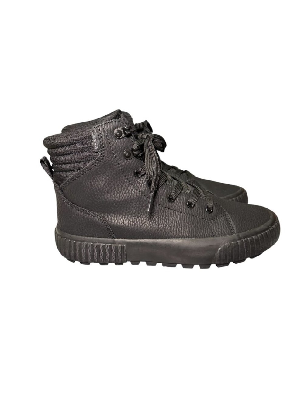 Levi's Olivia Black Monochrome Sneaker High Top Platform Shoes Size 6.5M